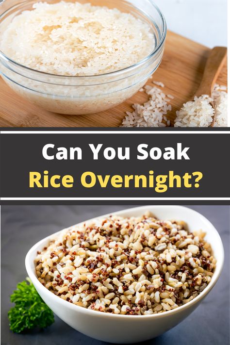 Do you love rice? Rice can either complement or be the star of any dish. But have you ever soaked your rice before cooking it? When checking a middle east recipe, you will most likely be instructed to soak the rice before cooking it. This is somehow unusual for other cultures, but no doubt, soaking rice will make your dishes even tastier. So can you soak rice overnight? Learn how to safely soak rice overnight and the benefits of properly soaking rice before cooking Soaking Rice Before Cooking, Overnight Rice, Healthy Food Recipies, Healthy Foods To Make, How To Cook Rice, Healthy Food Options, Lunch Recipes Healthy, Healthy Crockpot, Healthy Diet Recipes