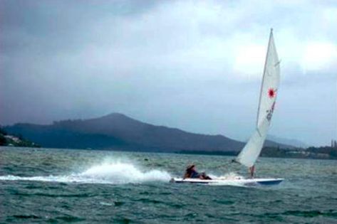 Laser Sailboat, Civil Defense, Honolulu Hawaii, Tall Ships, Sailboats, Honolulu, Water Sports, Sailing Ships, Defense