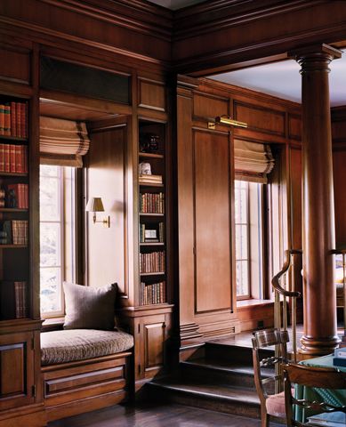 Millwork Family Home Outside, Back Garden Ideas, Home Outside, Classical Interior, Inspired Interiors, Home Library Design, Home Libraries, Classic Interior, Home Library