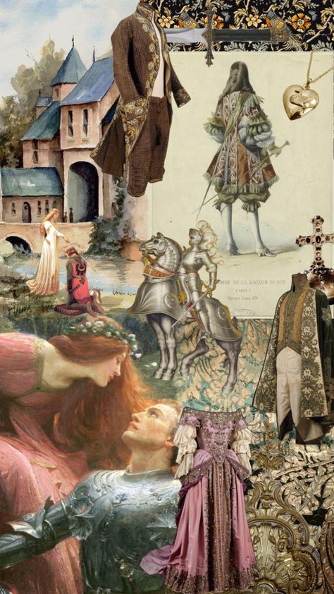 Knight Moodboard, Royal Moodboard, Whimsigothic Decor, Shuffles Aesthetic, Aesthetic Collages, Fairytale Aesthetic, Lock Screens, Aesthetic Moodboard, Knight In Shining Armor