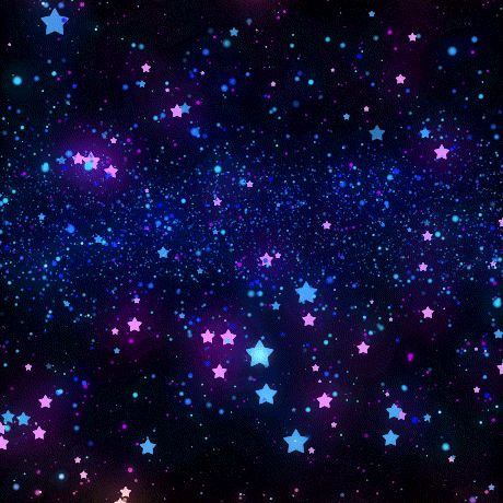 Gif, Stars, Purple, Blue, Black