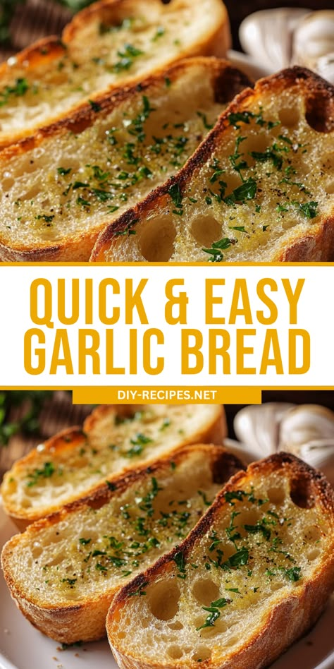 This quick and easy Garlic Bread recipe is a must-try! With simple ingredients and bold flavors, it’s ready in under 15 minutes. Garlic Paste For Bread, Crunchy Garlic Bread, French Bread Garlic Toast, Garlic Bread Recipe Baguette, Easy Garlic Bread Recipe From Scratch, Home Made Garlic Bread Recipe Homemade, Garlic Bread With Sliced Bread, Garlic Bread Recipe Homemade, Quick Garlic Bread