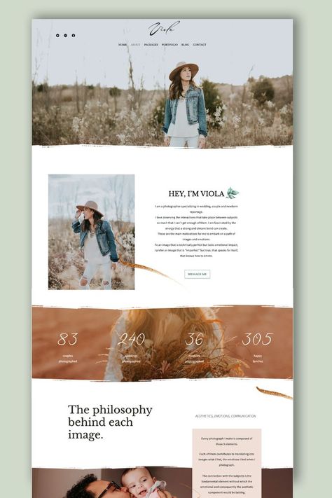 Wix Portfolio, Template Website Design, Wordpress Themes For Bloggers, Website Home Page, Photography Website Design, Wix Website Design, Portfolio Website Template, Wix Website Templates, Photographer Couple