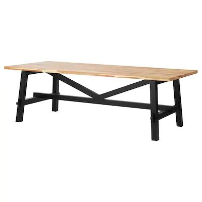 Large 10 Person Dining Tables - IKEA Skogsta Dining Table, Skogsta Ikea, Ikea Skogsta, Table Ikea, Ikea Store, Esstisch Modern, Table Extensible, Ikea Pax, Under The Table