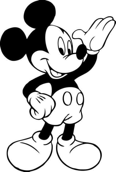 Mickey Mouse Stencil, Mickey Mouse Black And White, Mickey Mouse Drawing, Mickey Mouse Coloring, Mouse Outline, Mouse Drawings, Mouse Coloring Pages, Mickey Mouse Outline, Γενέθλια Mickey Mouse