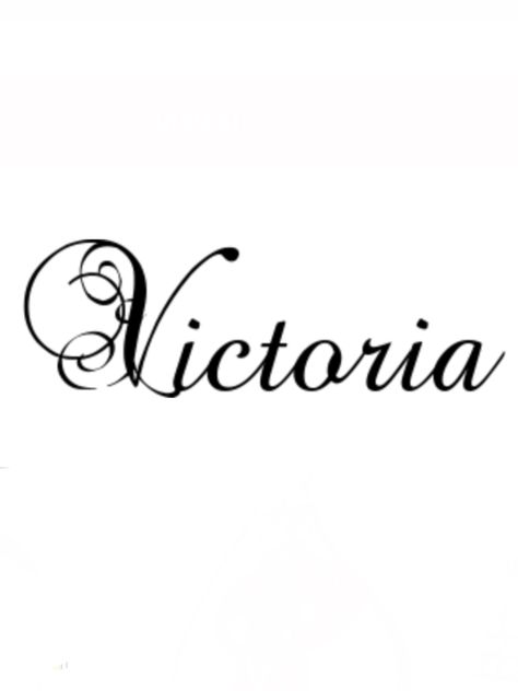 Victoria Name Design, Victoria Name Tattoo, Victoria Name, Name Letters, Name Tattoo, Name Design, Baby Names, Baby Shower, Shower