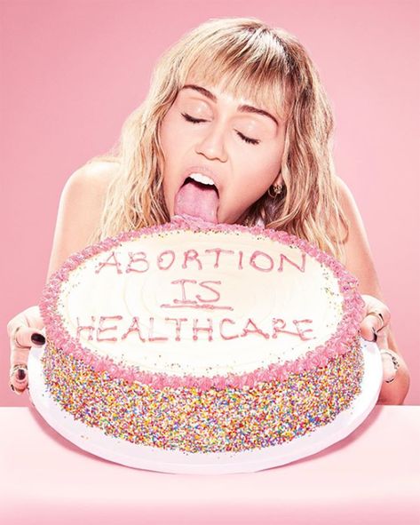 miley-cyrus-sweet-feminist-cake-feud-1 Edible Image Cake Topper, Edible Image Cake, Cody Simpson, Happy Hippie, Hannah Montana, Destiny's Child, Edible Images, Planned Parenthood, Christina Aguilera