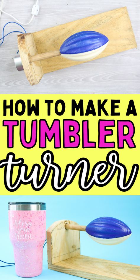 DIY tumbler turner. How to create a turner for a tumbler. Easy DIY turner craft. Video Crafts, Tumbler Turner, Epoxy Cups, Diy Tumbler, Epoxy Tumbler, Projets Cricut, Glitter Tumbler Cups, Epoxy Tumblers, Custom Tumbler Cups