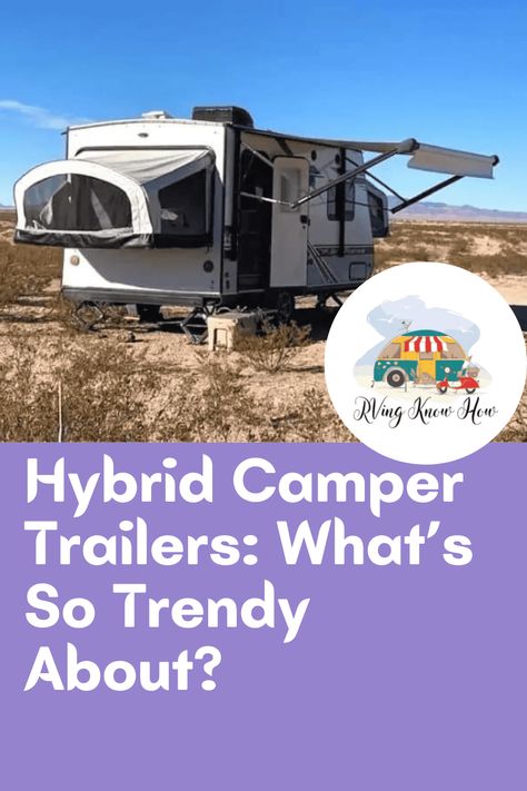 "Calling all outdoor enthusiasts! Hybrid travel camper trailers are a game-changer in the camping world. Experience the convenience of a travel trailer and the versatility of a pop-up camper in one incredible package. 🚐🏕️ #RVing #TravelTrailers #CamperTrailers #HybridTrailers #Adventure" Hybrid Travel Trailers, Trailer Hacks, Rockwood Roo, Travel Trailer Hacks, Hybrid Camper, Jay Feather, Travel Camper, Full Size Pickup Truck, Buying An Rv