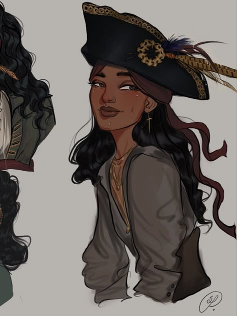 Pirate Oc, Pirate Art, Pirate Woman, Uh Oh, Six Of Crows, Arte Fantasy, Dnd Characters, Character Portraits, Fantasy Character Design