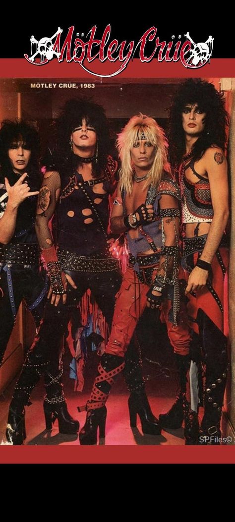 80s Rock Band Poster, Motley Crue Wallpaper, Hard Rock Aesthetic, Motley Crue Poster, 80s Aesthetic Wallpaper, Glam Rock Bands, Stranger Things Print, 80s Rock Bands, Motley Crew