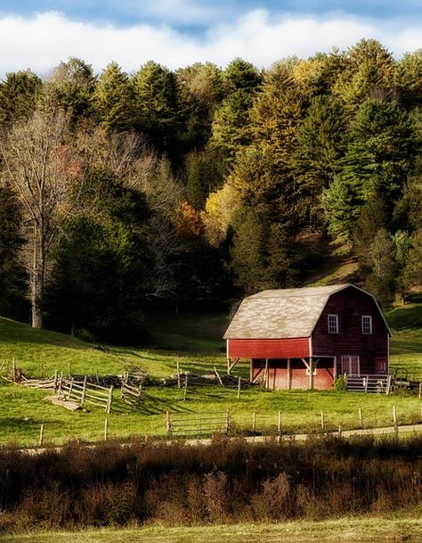 Connecticut, Landscape, Scenic, Farm, Rural, Sky Village Photos, Country Barns, District Of Columbia, Village Life, Old Barns, Public Domain Images, Fine Art Photo, Autumn Trees, Farm Life