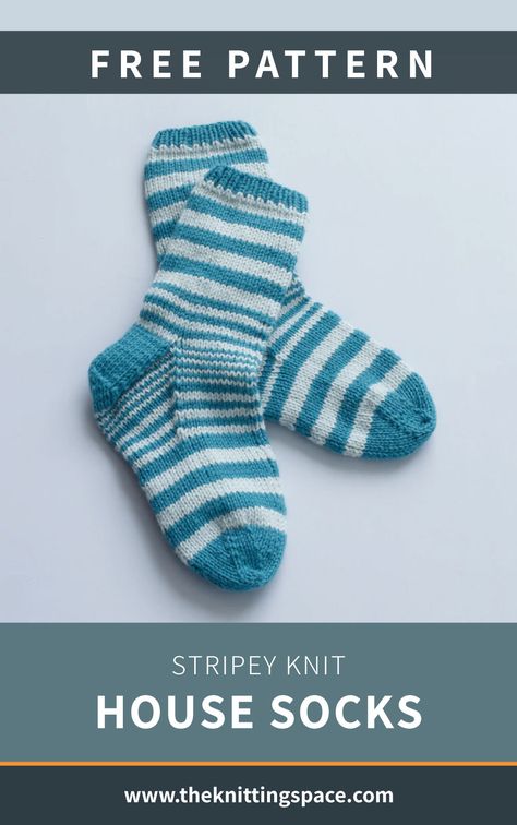 House Socks Knitting Pattern, Kids Socks Knitting Pattern Free, Knit Socks Pattern Free, Kids Socks Knitting, Socks Free Knitting Pattern, Knitting Space, Winter Knitting Patterns, Knitted Socks Free Pattern, Fall Knitting Patterns