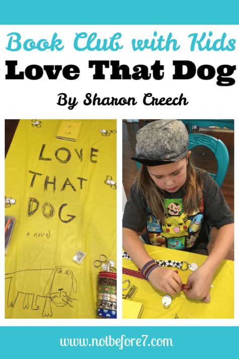 Love That Dog Novel Study, Love That Dog Activities, Fun Language Arts Activities, Love That Dog, Gifted Classroom, Literature Unit Studies, Book Club For Kids, Free Verse Poetry, Poetry Tea