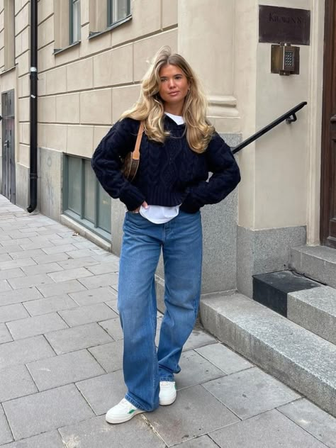 Adrette Outfits, Looks Jeans, Skandinavian Fashion, Uni Outfits, Cold Outfits, Looks Street Style, Outfit Trends, Mode Ootd, Outfit Inspiration Fall