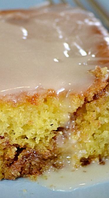 Honeybun Cake Recipe, Honeybun Cake, Honey Bun Cake, Bun Cake, Honey Bun, Cinnamon Roll Cake, Behind The Curtain, Vegetarian Cake, Honey Buns