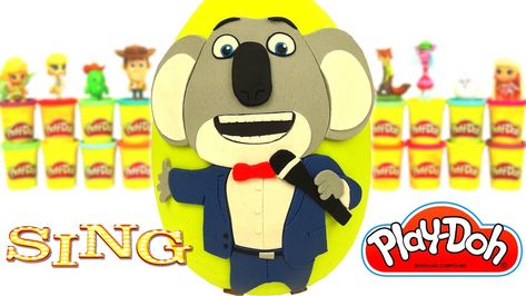 Huevo Sorpresa Gigante de Sing ¡Ven y Canta! en Español de Plastilina Play Doh Sing Ven Y Canta, Buster Moon, Lego Hotel, American Video, Entertainment Video, First Video, Play Doh, Music Streaming, Educational Videos