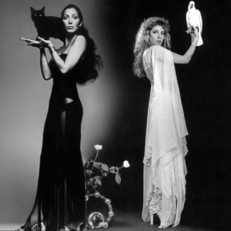 Cher and Stevie Nicks 🔮🪄🧹 Season Of The Witch, Witchy Woman, Baby Boomer, Stevie Nicks, Divine Feminine, Girly Things, Happy Halloween, Pretty People, Beautiful People