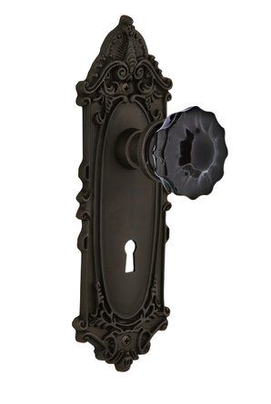 Cabinet Pieces, Ornate Door, Goth Houses, Black Door Knobs, Gothic Decor Bedroom, Gothic Bedroom, Crystal Door Knobs, Gothic Furniture, Privacy Door