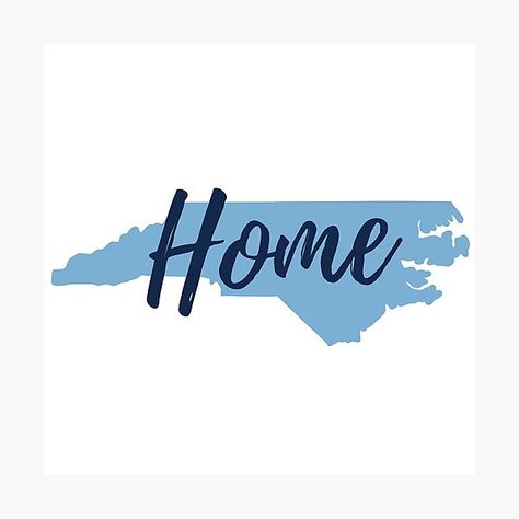 All Roads Lead Home, North Carolina Gifts, Shirt Sticker, North Carolina Homes, State Map, Tapestry Throw, Hardcover Notebook, Gift Stickers, Hardcover Journals