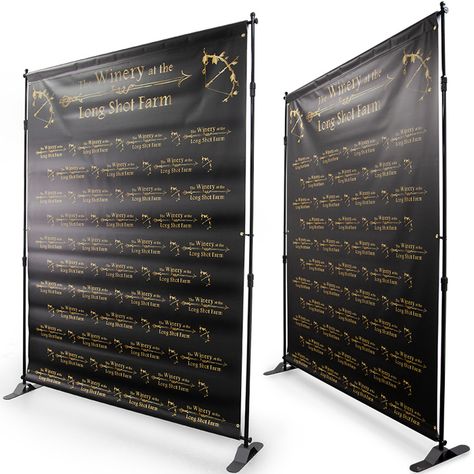 Banner Stand Design Ideas, Standing Banner Design, Tradeshow Banner, Black Banner, Retractable Banner, Blog Banner, Display Banners, Banner Stands, Vinyl Backdrops