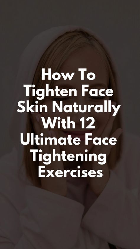 Face Tightening Exercises, Tighten Face Skin, Saggy Cheeks, Baking Soda Face Wash, Face Lift Exercises, Sagging Cheeks, Baking Soda Face, Chin Exercises, Face Tightening