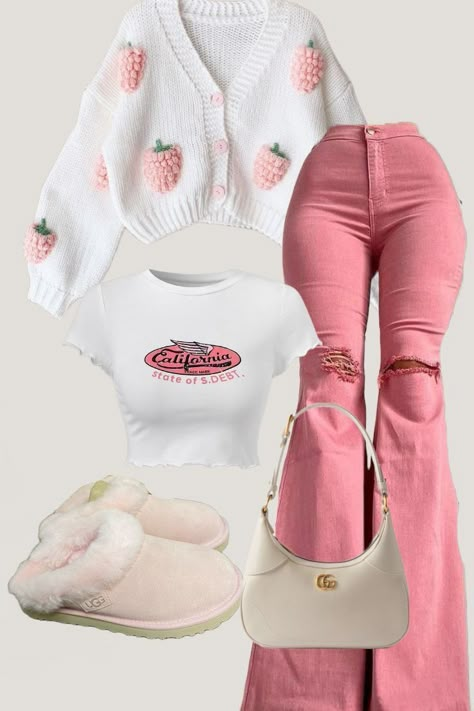 Cute Modest Outfits, Cute Dress Outfits, Trendy Outfits For Teens, Cute Lazy Day Outfits, Pink Pants, Mode Inspo, Pink Outfits, Cute Everyday Outfits, Baddie Outfits Casual