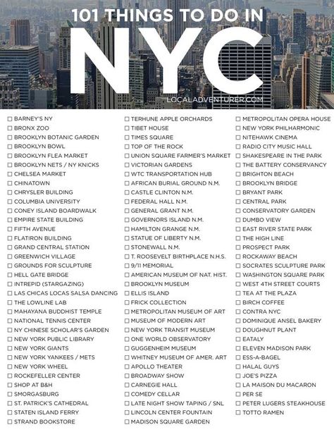 City Bucket List, New York Bucket List, Nyc Bucket List, New York City Guide, New York City Vacation, New York Vacation, Voyage New York, Things To Do In Nyc, Ny Trip