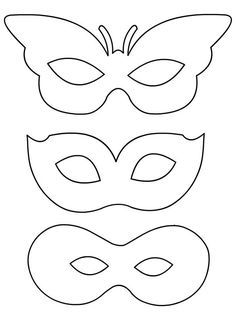 Carneval Kids Crafts Ideas, Mardi Gras Mask Template, Trin For Trin Tegning, Mask Templates, Coloring Mask, Carnival Crafts, Theme Carnaval, Mardi Gras Crafts, Masks Crafts