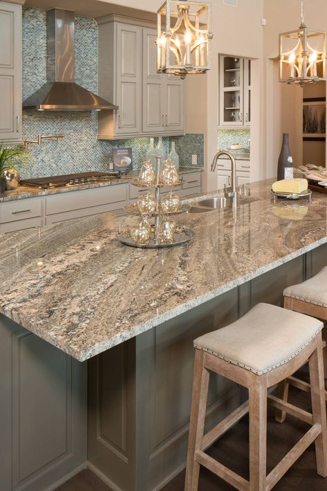 Kitchen Ideas Granite Countertops, Ben Wolf, Kichen Design, Bath Countertops, Modern Tuscan, Kitchen Design Countertops, Build House, House Remodeling, Countertop Design