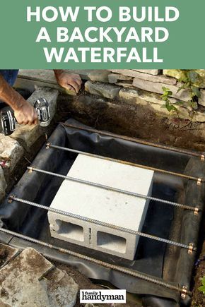 Pondless Water Features, Backyard Waterfall, Indian Balcony, Diy Waterfall, Garden Pond Design, Diy Water Fountain, Outdoor Water Features, Diy Pond, Diy Garden Fountains