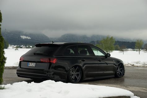 Dominating All-black Audi A6 Avant With Air Suspension And ROtiform Rims Blacked Out Audi, Audi A6 Allroad, A6 Allroad, Black Audi, Audi A6 Avant, A6 Avant, Air Suspension, Audi A6, Wagons