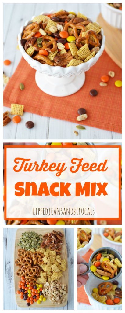 Keep your kids busy on Thanksgiving with this cute Turkey Feed Snack Mix = Easy snack mix - pretzel recipes - trail mix recipes - homemade trail mix - easy snacks for kids Daycare Thanksgiving Lunch, Thanksgiving Trail Mix For Kids, Thanksgiving Cookie Ideas, Scarecrow Crunch, Treats For Thanksgiving, Easy Thanksgiving Snacks, Easy Nutritious Snacks, Turkey Veggie Tray, Snack Mix Recipe