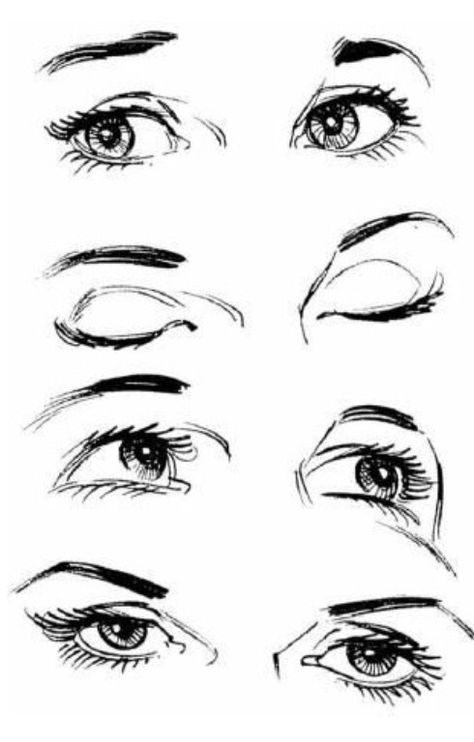 Eyes looking at different directions Ako Kresliť, 심플한 그림, Realistic Eye Drawing, 얼굴 드로잉, Drawing Eyes, 얼굴 그리기, Art Instructions, Drawing Lessons, Drawing Tutorials