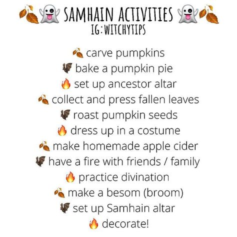 Samhain Activities, Samhain Recipes, Ritual Spells, Wicca Holidays, Samhain Traditions, Witches Wheel, Samhain Altar, Witch Things, Witchy Tips