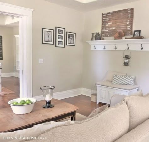 Benjamin Moore Manchester Tan is one of the best paint colors for home staging for any room, light or dark Farmhouse Finishes, Manchester Tan, House Paints, Light Paint Colors, Basement Office, Linen Interior, Paint Colors Benjamin Moore, Best Paint Colors, Room Paint Colors