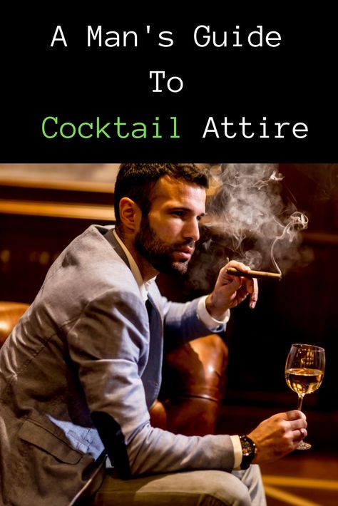 The ultimate cocktail attire style guide for men is just a click away. #mensstyle #menswear #cocktailparty #mensfashion Men Cocktail Party Outfit, Cocktail Attire For Men Parties, Evening Cocktail Attire Men, Cocktail Dress Men Style, Guys Cocktail Attire, Semi Formal Cocktail Attire Men, Men’s Cocktail Attire Evening, Men’s Cocktail Party Attire, All Black Cocktail Attire Men