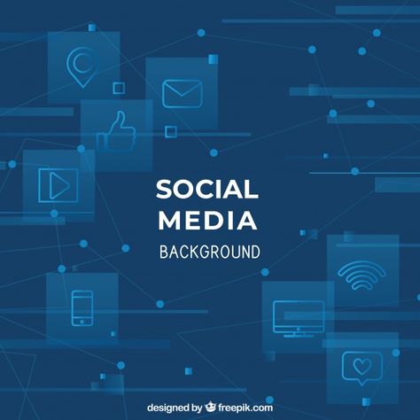 Social media background with flat design... | Free Vector #Freepik #freevector #background Social Media Background, Media Background, Office Background, Business Flyer Design, Street Marketing, Instagram Background, Exhibition Booth Design, Guerilla Marketing, Advertising Ads