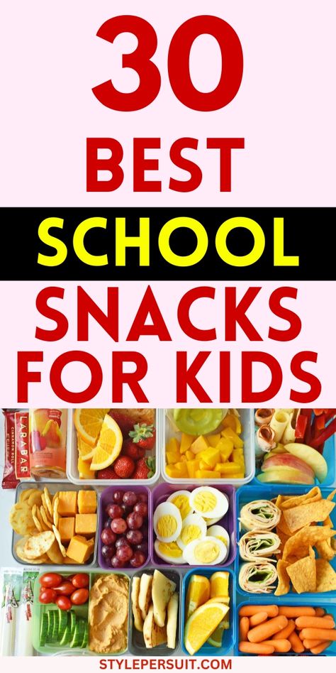 30 Best Dietitian-Approved School Snack Ideas for Kids Middle School Snack Ideas, Healthy Snacks To Send To School, Snacks For Kindergarteners, School Class Snacks, Healthy Class Snacks, Healthy Kid Snacks For School, School Snack Ideas For Kids Classroom, Healthy After School Snacks For Kids, Snack Ideas For Kids School