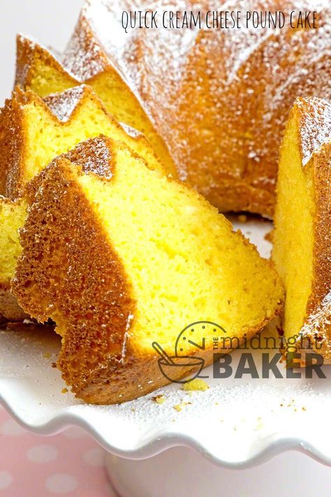 Quick and easy pound cake starts off with a convenient cake mix! Best Pound Cake, Cream Cheese Pound Cake Recipe, Easy Pound Cake, Super Cookies, Cheese Pound Cake, Cream Cheese Pound Cake, Cake Recipes From Scratch, Cream Cheese Recipes, Cookies Recipes