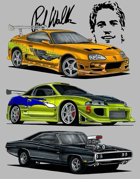 Amg Car, Toyota Supra Mk4, Jdm Wallpaper, Car Drawing, Wallpaper Disney, Car Tattoos, Car Artwork, Car Organizer, Car Aesthetic