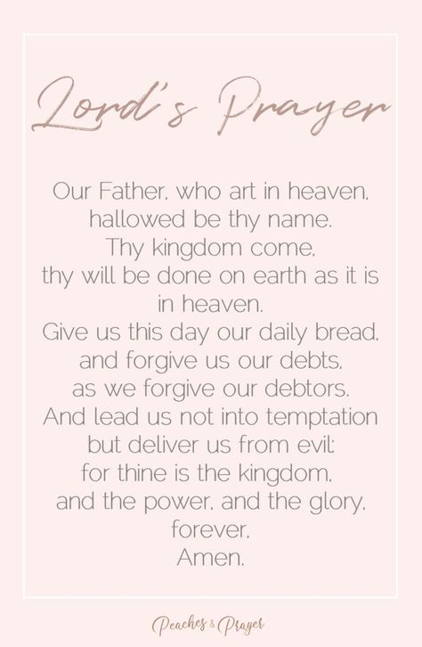 Lutheran Prayers, The Lords Prayer Printable Free, The Lord’s Prayer, Prayer For Faith, The Lord's Prayer Printable, The Lord Prayer, Lord's Prayer Printable, Bible Verses About Prayer, Lord Prayer