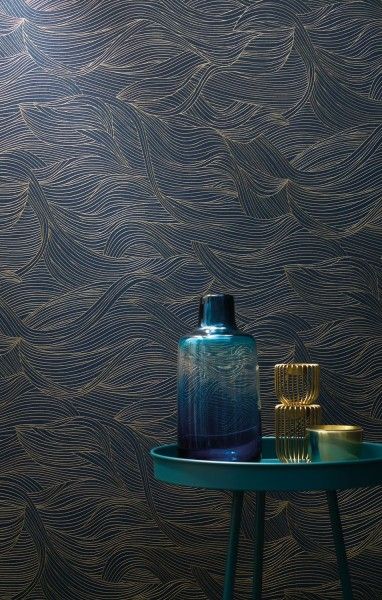 Dark Blue Wallpaper, Painter And Decorator, Silk Wallpaper, Waves Wallpaper, Textured Waves, Dark Blue Background, Wallpaper Calculator, Bathroom Wallpaper, Simple Wallpapers