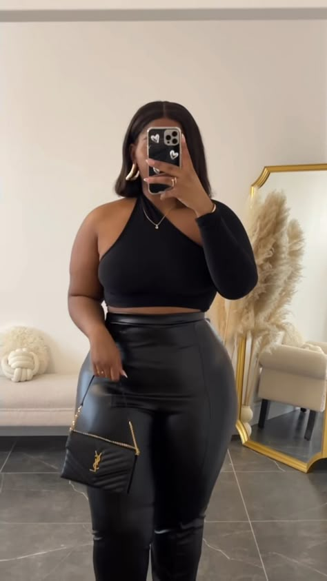 18th Birthday Outfit Plus Size, Plus Size Baddie Outfits Concert, Plus Size Club Outfits Night Out Winter, Night Out Outfit Pants, Birthday Outfit Ideas For Women Plus, Plus Size All Black Outfit Night, Plus Size Outfits Shein, Shein Outfits Plus Size, Plus Size Baddie Outfits Going Out