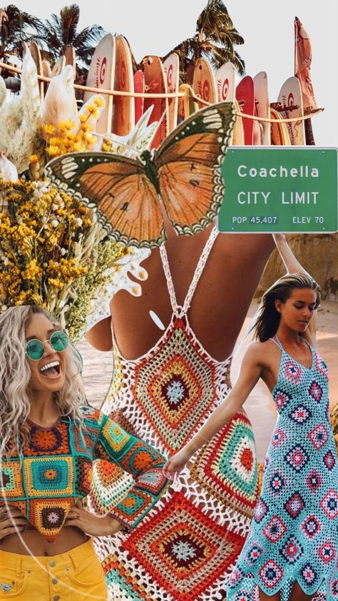 Wild and Free #myfirstshuffle #summer #summeraesthetic #summertime #fashion #coachella #moodboard Coachella Mood Board, Coachella Aesthetic, Coachella Theme Party, Coachella Theme, Wild And Free, Summer Aesthetic, Mood Board, Party Themes