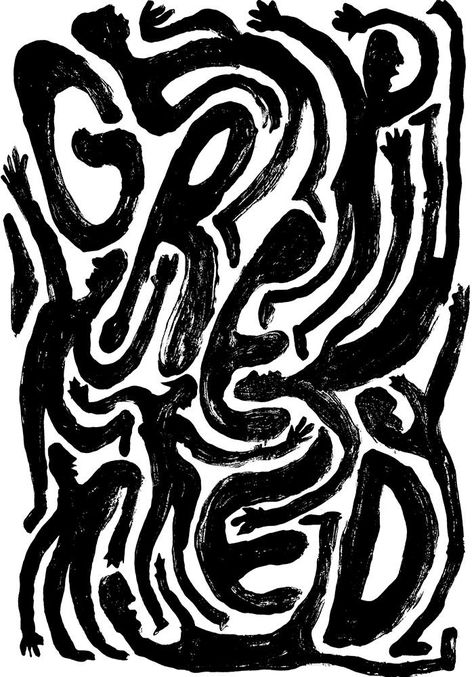 Greed Greed Drawing Art, Greed Drawing, Acceptance Drawing, Surrealism Graphic Design, Greed Aesthetic, Typography Collage, Graphic Drawing, 타이포그래피 포스터 디자인, Soyut Sanat Tabloları