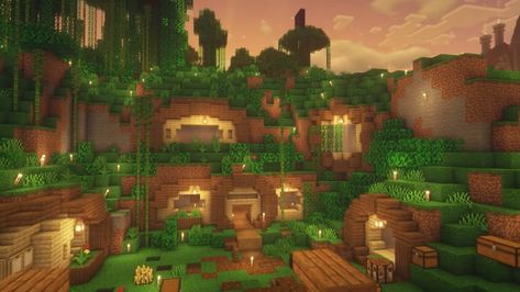 Grian Minecraft House, Grian Minecraft Builds, Minecart Ideas, Hermitcraft Builds, Minecraft Hobbit Hole, Aesthetic Buildings, Smile Because It Happened, Minecraft Village, Minecraft Aesthetic