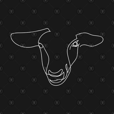 Lamb Fine Line Tattoo, Fineline Sheep Tattoo, Sheep Line Tattoo, Minimalist Sheep Tattoo, Sheep Line Art, Lamb Line Art, Sheep Line Drawing, Cute Black Sheep Tattoo, Sheep Outline