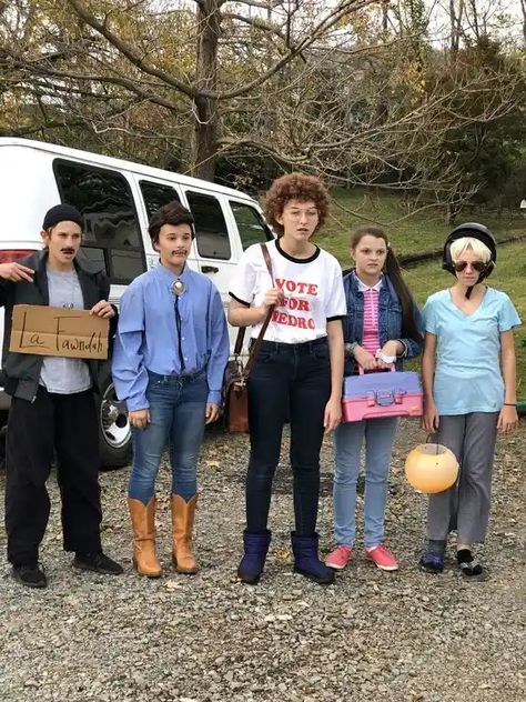 25+ Awesome Group & Family Halloween Costume Ideas - HubPages Wheres Waldo Group Costumes, Huge Group Costumes, Funny 4 Person Halloween Costumes, Halloween Costumes For Large Groups, Group Movie Costume Ideas, Group Costumes For 6 People, Simple Group Costumes, Group Costume Ideas For Work, Stranger Things Family Costume