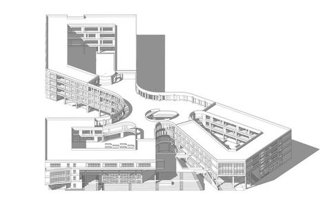 College Campus Design Concept, College Design Architecture Plan, University Campus Design Concept, Campus Design Concept, College Architecture Design, School Design Plan, Campus Design Architecture, School Architecture Plan, School Campus Design